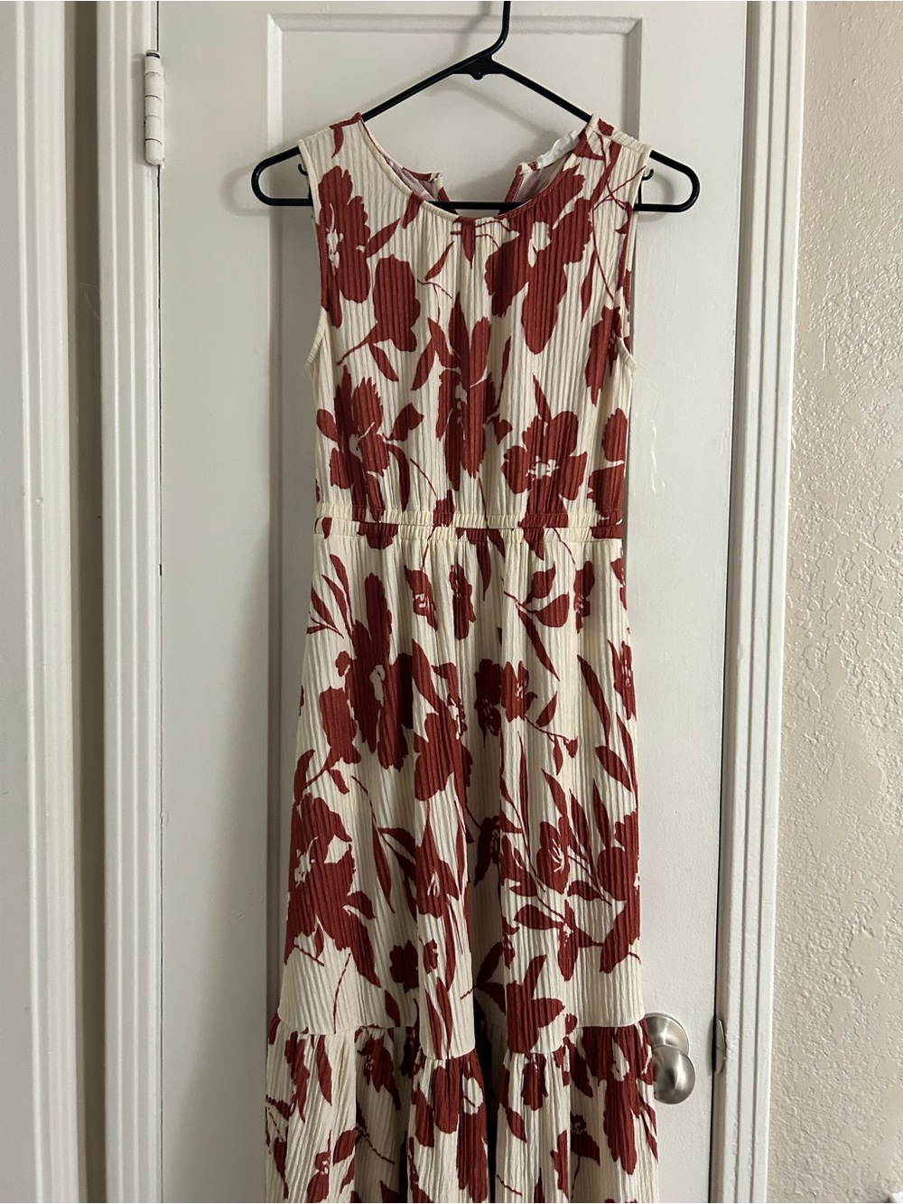 Cosmic Beauty Floral Cutout Maxi Dress - Size M Excellent Condition